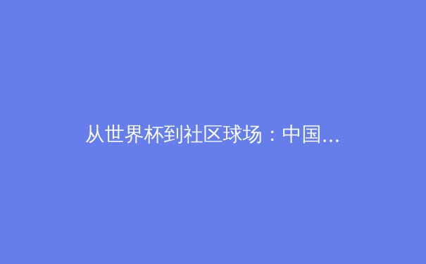 从世界杯到社区球场：中国体育产业数字化转型的深层逻辑 - 3